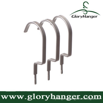 Venta al por mayor Antirust Chrome Finish Metal Flat Hook for Hanger